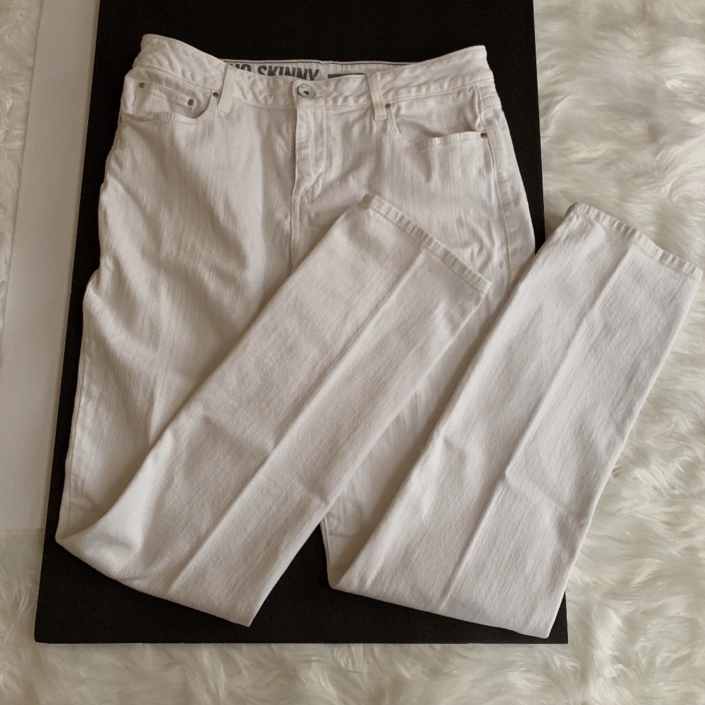 Jeans DKNY JEANS Soho Skinny White Size 10